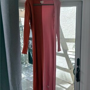 Elegant Pink Long Sleeve Dress